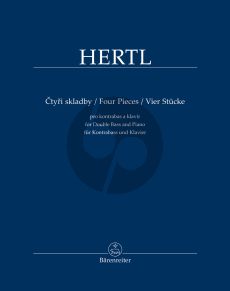Hertl 4 Pieces for Double Bass and Piano