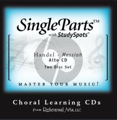 Handel Messiah HWV 56 Alto (2 CD Set) (English) (Single Parts)