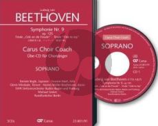 Beethoven Symphonie No.9 (Finale) Ode an die Freude Soli-Chor-Orch. Bass Chorstimme CD (Carus Choir Coach)