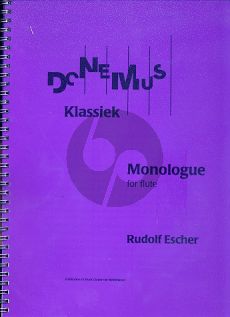 Escher Monologue Flute solo