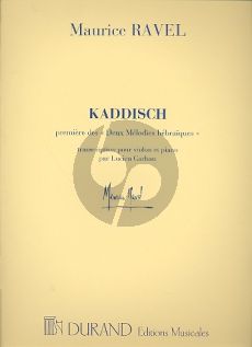 Ravel Kaddish (from 2 Hebrew Melodies) Violon-Piano