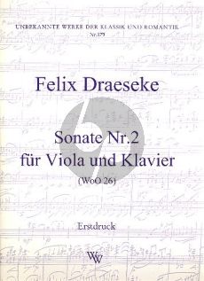 Draeseke Sonate No.2 WoO 26 Viola und Klavier (Alan Krück)