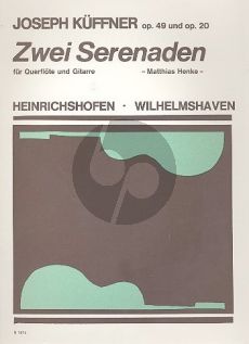 Kuffner 2 Serenaden Op.49 & Op.20 Flöte und Gitarre (Matthias Henke)