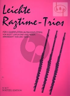 Leichte Ragtime Trios (3 Flutes)