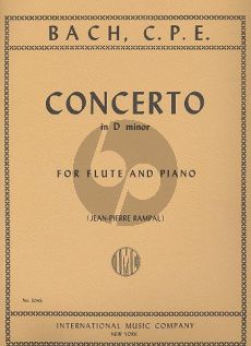 Bach Concerto d-minor Flute-Piano (edited by Jean Pierre Rampal)
