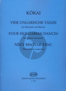 Kokai 4 Hungarian Dances for Clarinet and Piano