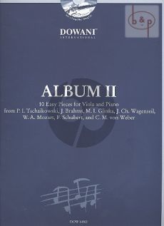 Album Vol.2 (10 Easy Pieces) Viola-Piano (Bk-Cd) (Dowani)