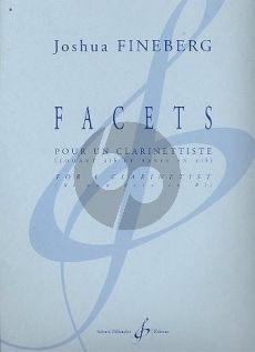 Fineberg Facets for a clarinetist (Clar.Bb and Bass Clar.Bb) (advanced grade)