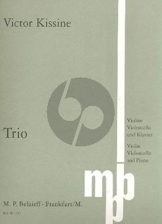 Kissine Trio Violine-Violoncello und Klavier (Part./Stimmen)