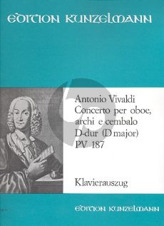 Vivaldi Konzert D-dur PV 187 Oboe-Streicher-Bc (KA.) (Jürgen Braun)
