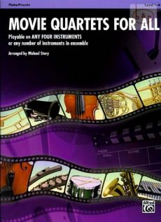 Movie Quartets for All (4 Flutes[Picc.)