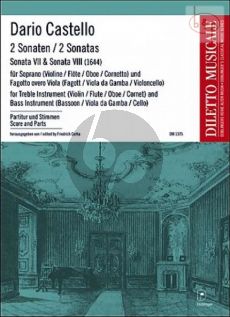 2 Sonatas (Sonata No.7 - 8) [1644] (Soprano [Vi./Fl./Ob.]-Bass Instr.[Bsn./Viola da G./Vc.]