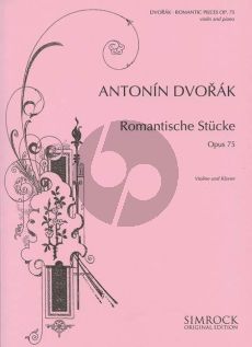 Dvorak Romantic Pieces Op.75 Violin-Piano