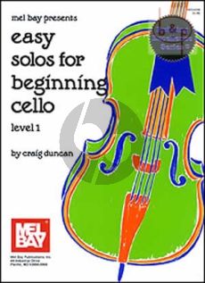 Easy Solos Beginning Cello Level 1 Cello-Piano