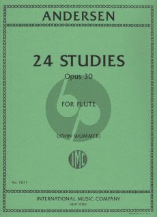Andersen 24 Studies Op.30 for Flute (John Wummer)