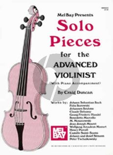 Solo Pieces Advanced Violinist Violin-Piano