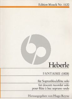 Heberle Fantaisie (1808) Sopanblockfl. allein