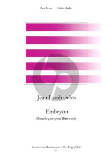 Lambrechts Embryon (Monologues) (1965) Flute solo (Grade 5)