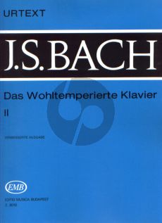 Bach Wohltemperierte Klavier Vol.2 Urtext (Without Fingering) (Edited by István Lantos)