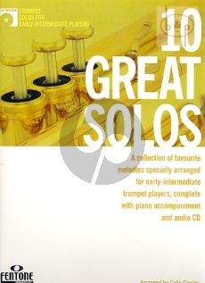 10 Great Solos for Trumpet (with Piano Accomp.) (Bk-Cd)