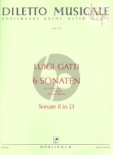 6 Sonaten No.2 D-major (Violin-Viola)