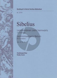 Sibelius Lemminkainen zieht Heimwarts Op.22 No.4