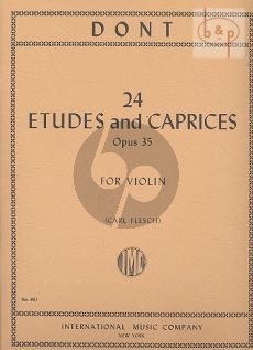 24 Etudes and Caprices Op.35 Violin