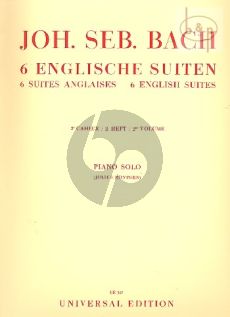 Englische Suiten Vol.2 (BWV 809 - 811)