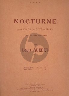 Aubert Nocturne Op.7 Flute[Violin]-Piano