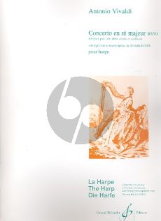Vivaldi Concerto D-majeur RV 93 Harpe (transcr. Michelle Ejnes)