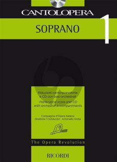 Cantolopera 1: Soprano Voice-Piano (Bk-Cd)