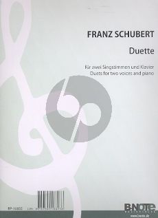 Schubert Duette 2 Singstimmen-Klavier (Friedlaender)