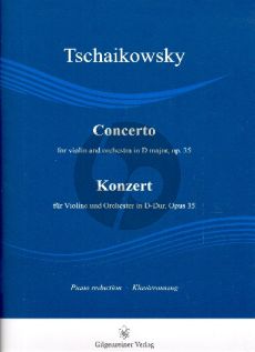 Tchaikovsky Konzert D-Dur Op.35 Violine und Orchester (KA) (transcr. Edward Rushton und Philip Draganov)