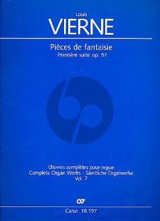 Vierne Pièces de Fantaisie Deuxième Suite Op. 53 Orgel (Jon Laukvik / David Sanger)