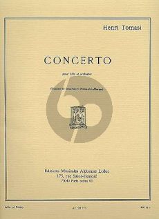 Tomasi Concerto Viola et Orchestre (piano reduction)