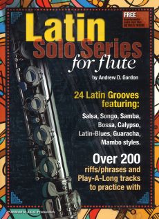 Gordon Latin Solo Series for Flute Book/mp3 files