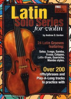 Gordon Latin Solo Series for Violin Book/audio Mp3 files