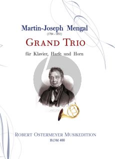 Mengal Grand Trio for Piano- Harp and Horn (Score/Parts)