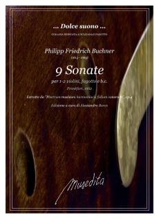 Buchner 9 Sonate per Fagotto con 1 - 2 Violini e Bc (Score/Parts) (edited by Alessandro Bares)