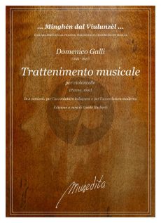 Galli Trattenimento musicale Violoncello solo (12 Sonatas (Parma 1691) (edited by Gioele Gusberti)