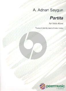 Saygun Partita Op.31 Viola Solo