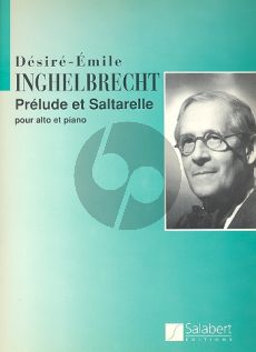 Inghelbrecht Prelude et saltarelle pour Viola et Piano