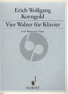 Korngold 4 Walzer Klavier