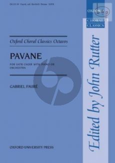 Pavane Op.50 (SATB-Piano or Orchestra) Vocal Score
