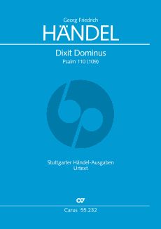 Handel Dixit Dominus HWV 232 Soli-Chor-Orch. Partitur