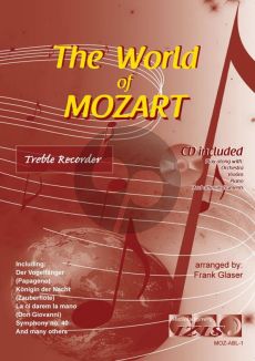 The World of Mozart for Treble Recorder (Bk-Cd) (arr. Frank Glaser)