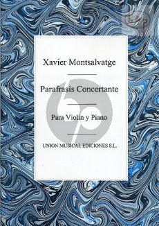 Parafrasis Concertante (Violin-Orch.)