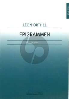 Epigrammen Op.17 Piano solo