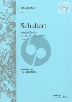 Messe Es-dur D.950 Soli-Chor-Orchester (Klavierauszug)