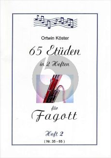 Koester 65 Etüden Vol.2 (No.35-65) Fagott